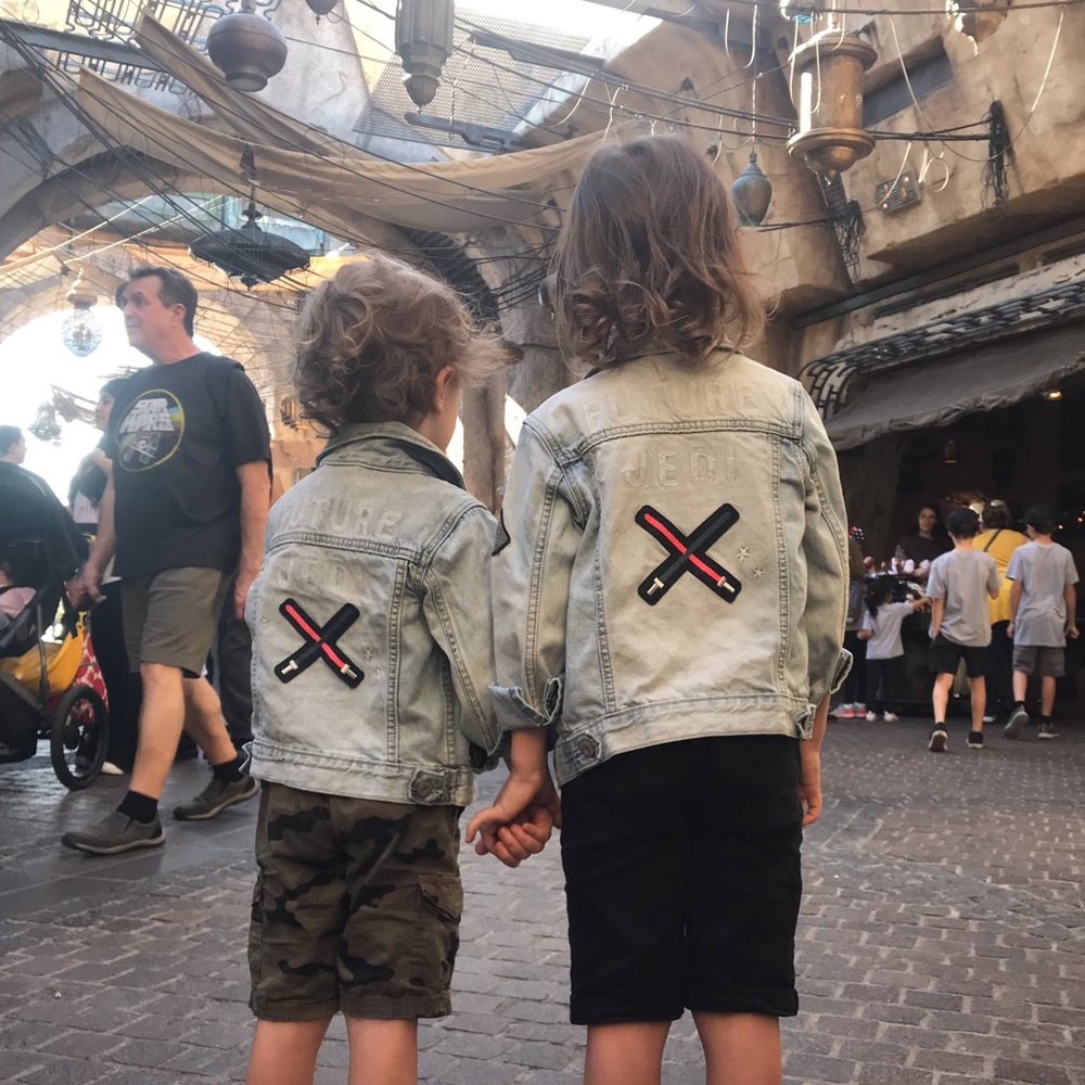Gap Disney Star Wars Future Jedi Jean Jacket Size 5